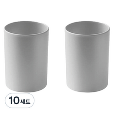 Linesmith 磁吸式洗手台倒掛漱口杯+磁鐵組, 灰色, 10套