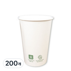 Draw Life 可回收和可生物分解的紙杯 360ml, 200個