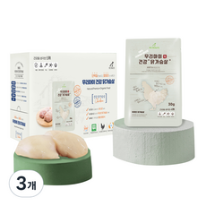 펫루트 반려동물 우리아이 건강 촉촉한 간식, 닭가슴살, 600g, 3개