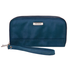 TRAVELON 雙層拉鍊防盜長夾