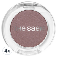 더샘 샘물 싱글 섀도우 매트, PP02 뮤어리한 바인, 4개