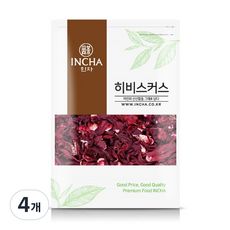 인차 히비스커스 꽃잎차, 4개
