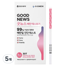 이체크 굿뉴스 배란 테스트기, 5개, 30개입