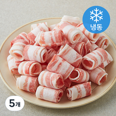 동원 이베리코 대패 삼겹살 구이용 (냉동), 400g, 5개