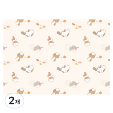 PINKFOOT 喵喵包裝紙, 2個, 米色