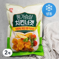 한성기업 통가슴살 치킨너겟 (냉동), 1kg, 2개