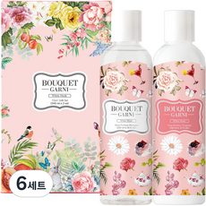 부케가르니 헤어 2종 선물세트 화이트머스크향, 6세트