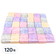 粉彩風格週歲戒指禮物盒, 120個, 隨機出貨