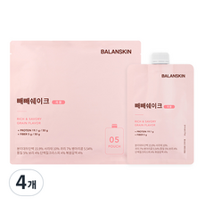 밸런스킨 빼빼쉐이크 곡물맛 5p, 250g, 4개