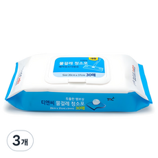 티엔씨 물걸레 청소포 30p, 3개
