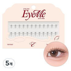 PICCASSO 畢卡索 Aimee 分段式單株假睫毛 自然W型, 5個, 黑色