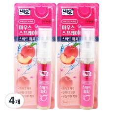 NEO MEDICAL 口腔噴霧 甜桃薄荷香, 7ml, 4個