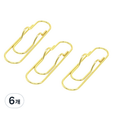 Masiato 夾式筆記本固定筆插, 金色, 6個