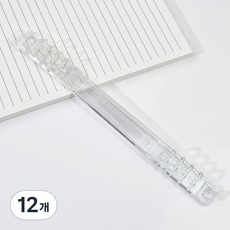 탑피아 노트 악세사리 B5 8공, 투명, 12개