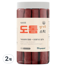 올가밀 강아지 말랑촉촉 도톰스틱 져키, 400g, 2개, 캥거루
