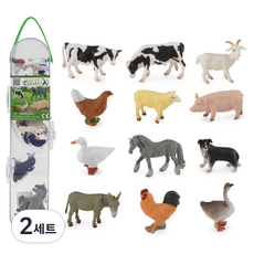 COLLECTA 迷你農場動物公仔12件組, 2套