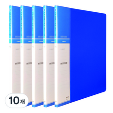 마이다스 10매 클리어화일 인덱스 A4, 10개, 청색