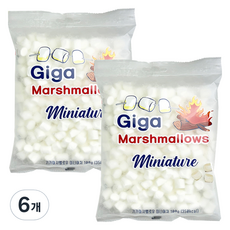 Giga 迷你棉花糖, 100g, 6個