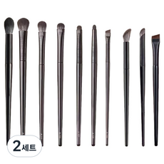 비앙티노 아이 메이크업 브러쉬 10종 세트 25BRS292, 2세트, 블랙
