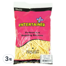 네오텍스 요술풍선 100p 160N, 파스텔아이보리, 3개