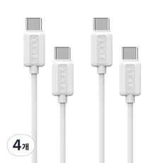 NUCLE C to C PD 快速充電線, 白色, 1.5m, 4個