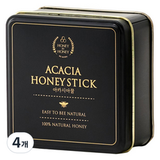 허니바이허니 허니스틱 아카시아꿀 15p, 150g, 4개