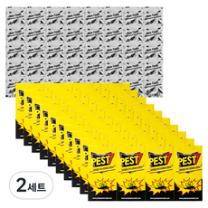 페스트세븐 바퀴벌레 트랩 10p + 바퀴벌레 유인제 40p 세트 250g, 2세트