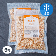 바다원 국내산 참새우 (냉동), 100g, 1개입, 6개