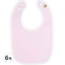 에어메쉬 토끼 메쉬 턱받이, c-4 핑크, 6개, 1개입