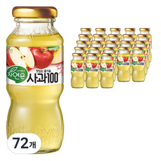 자연은 사과 100, 180ml, 72개