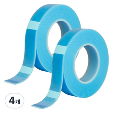 알로데 컬러 나노 매직 양면테이프 3cm x 3m, TYPE06 블루, 4개