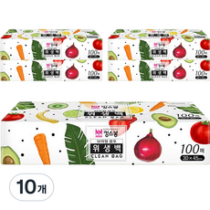 킹스봉 위생봉투 위생백 30 x 45 cm, 10개