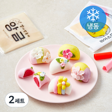 쌀이랑놀자 베이직 꽃반달떡 세트 140g (냉동), 1개입, 2세트