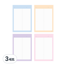 ibis 4mm 方格筆記本 B5 11709 4件組, 蜜桃, 藍莓, 小蒼蘭, 薰衣草, 3套
