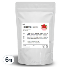 히비스커스 허브차, 80g, 6개, 1개입