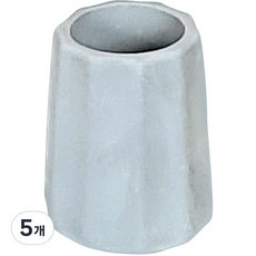 제이라이프 끌레르 싱글 규조토 칫솔 꽂이, 그레이, 5개