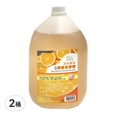 HAPPY HOUSE 快樂屋 橘油碗盤洗潔精 天然橘油配方 溫和不刺激, 3.5kg, 2桶