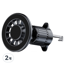 Hauz Room通風口型Magsafe手機支架 UG1, 黑色, 2個