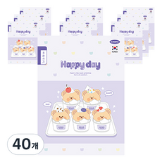 펜피아 1000 초등 8칸쓰기 제본노트, C 퍼플, 40개
