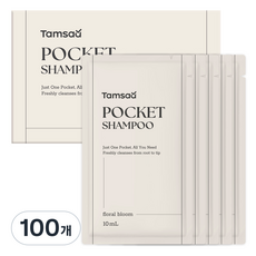 Tamsaa 口袋旅行用洗髮精, 100個, 10ml