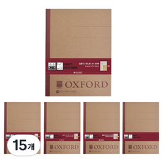 OXFORD 일본식 펴노트 A5 60p, Kraft Cover, 15개