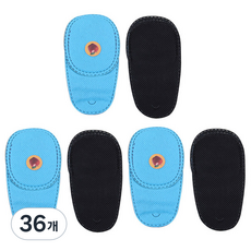 MAME 비접착 안경가림패치 1세트, 블루, 36개