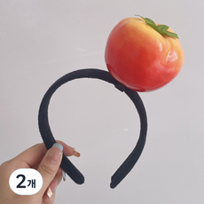 마켓피아 재밌는 파티 웃긴 야채머리띠 19, 2개, 토마토
