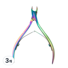 고나비 네일 아트 니퍼 M, 3개, 티타늄