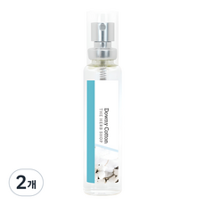 더허브샵 다우니 코튼 오 드 뚜왈렛, 18ml, 2개