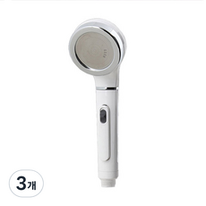 一鍵止水蓮蓬頭, 白色, 3個