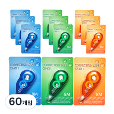 DADA 高CP值修正帶 8m, 隨機出貨, 60個