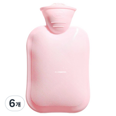 다온 뜨끈한 온수찜질팩 핑크 500ml, 6개