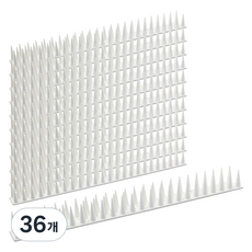 예스원 비둘기 퇴치 버드스파이크 화이트 45 x 4.5 x 3.7 cm, 76g, 36개