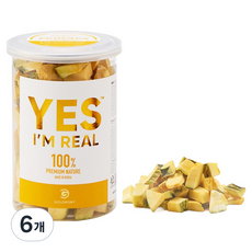 골드로니 강아지 예스아임리얼 든든 건조간식, 단호박, 70g, 6개